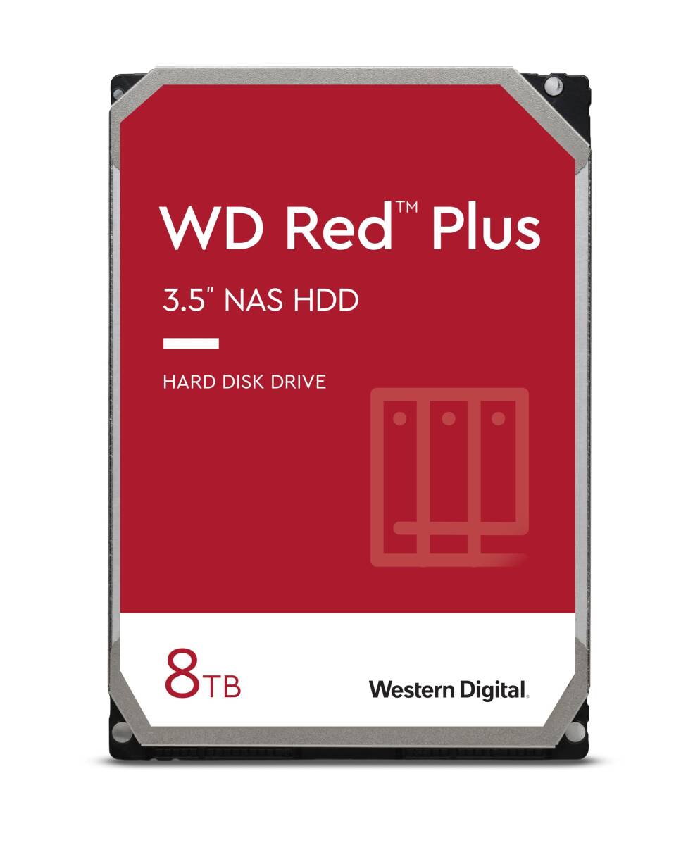 [ б/у ]Western Digital HDD 8TB WD Red NAS RAID 3.5 дюймовый встроенный HDD WD80EFAX