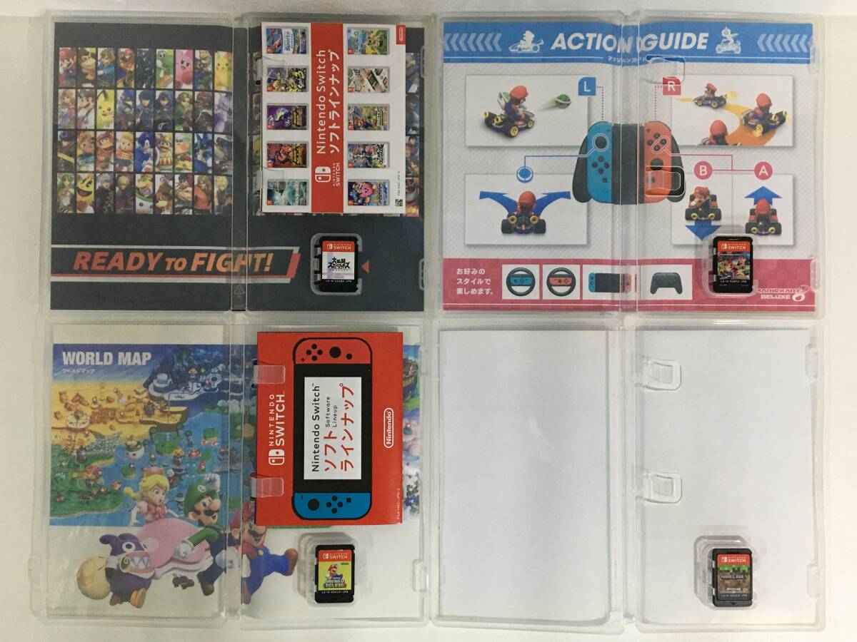 ★☆ソ549 ニンテンドー SWITCH スイッチ ジャンク ソフト 10本 まとめ売り 大亂闘スマッシュブラザーズ SPECIAL マリオカート8 デラックス