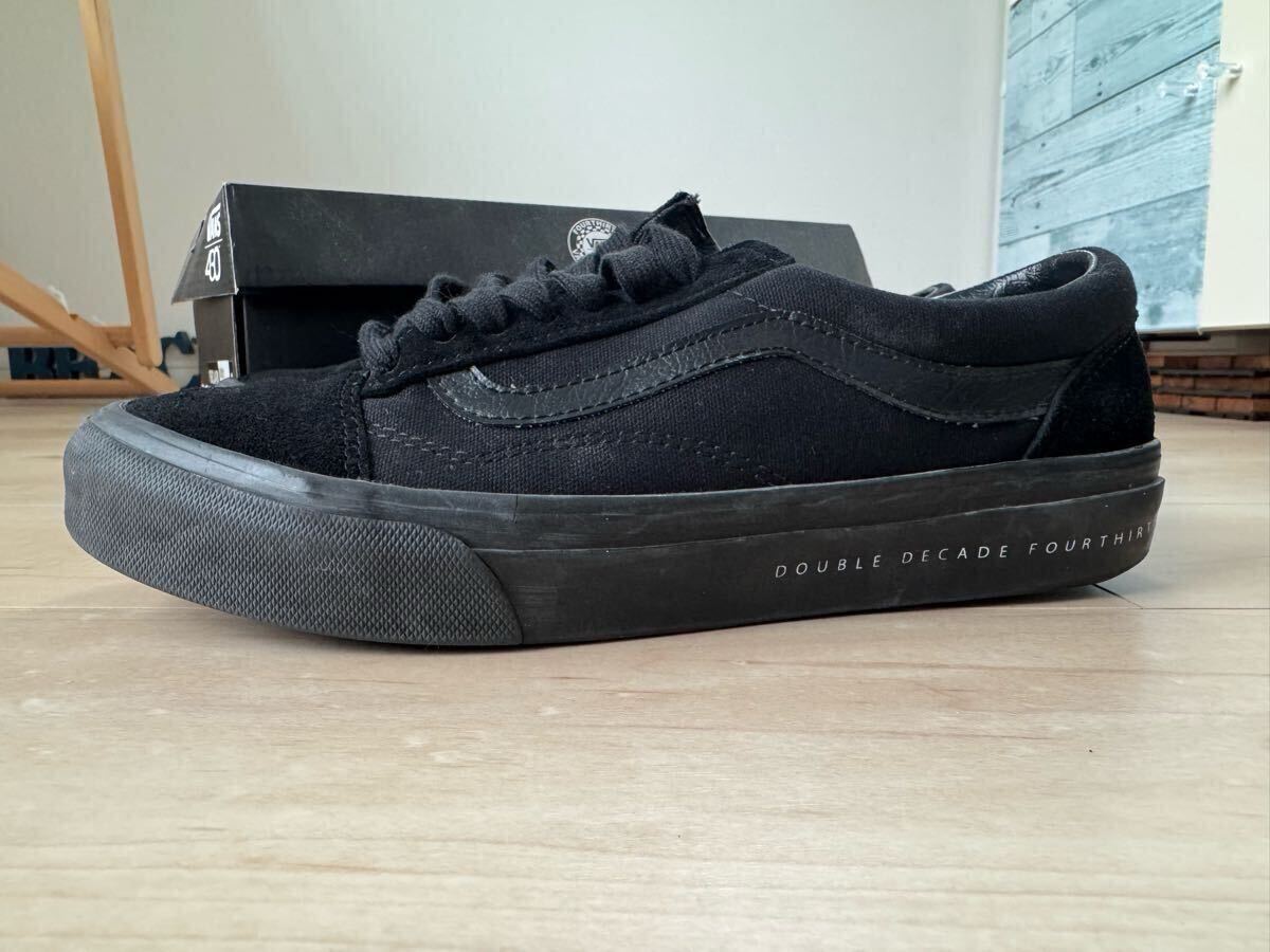 VANS/バンズ×430 FOURTHIRTY OLD SKOOL/オールドスクール V36CLA 430 Black US8 26.0 フォーサーティー オールドスクール 黒_画像2