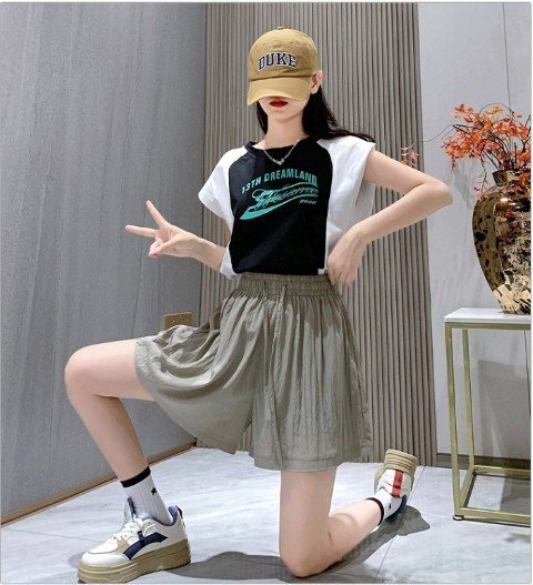 ショートパンツ ミニパンツ ハーフパンツ シンプル カジュアル レディース 3XL ブラック