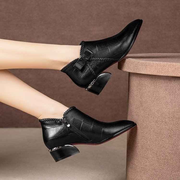  женский обувь ботинки ботиночки - Short лодыжка boots Flat боковой застежка-молния 35 чёрный 