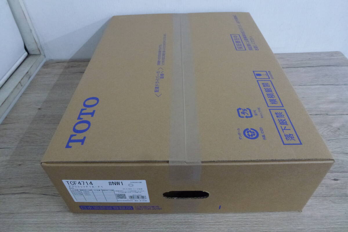 送料無料 TOTO 溫水洗浄便座 ウォシュレット アプリコット TCF4714 ?NW1 ホワイト 未開封 便器洗浄ユニット無