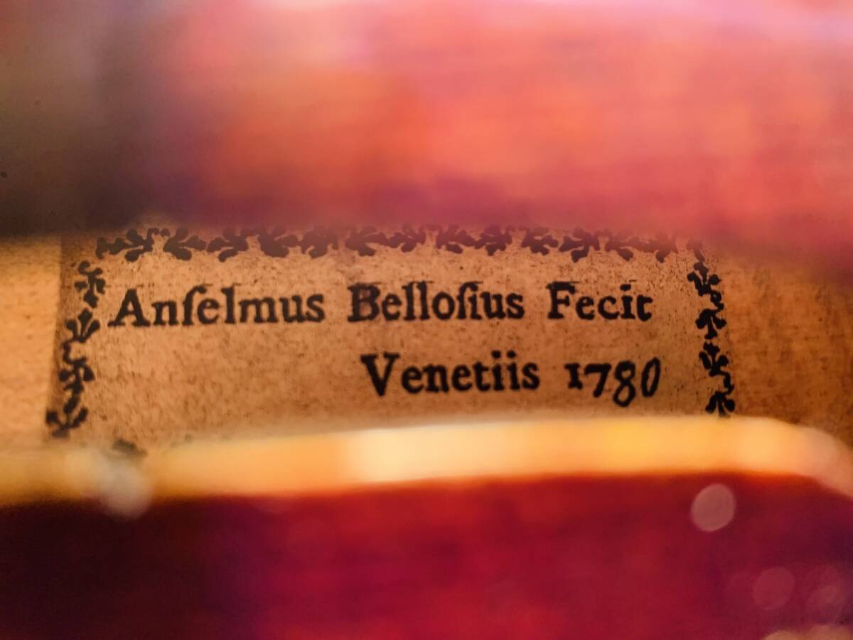  BELLOSIO, Anselmio 1780 年イタリア制バイオリン4/4