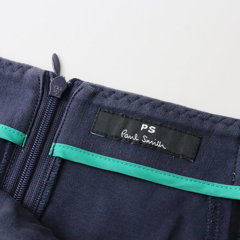 ポールスミス PS Paul Smith コットン 切替 セットアップスーツ 38/ネイビー ジャケット スカート【2400013591904】