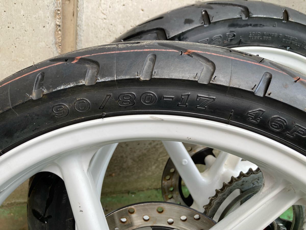  Honda NS-1 передний и задний в комплекте колесо с шинами Junk 