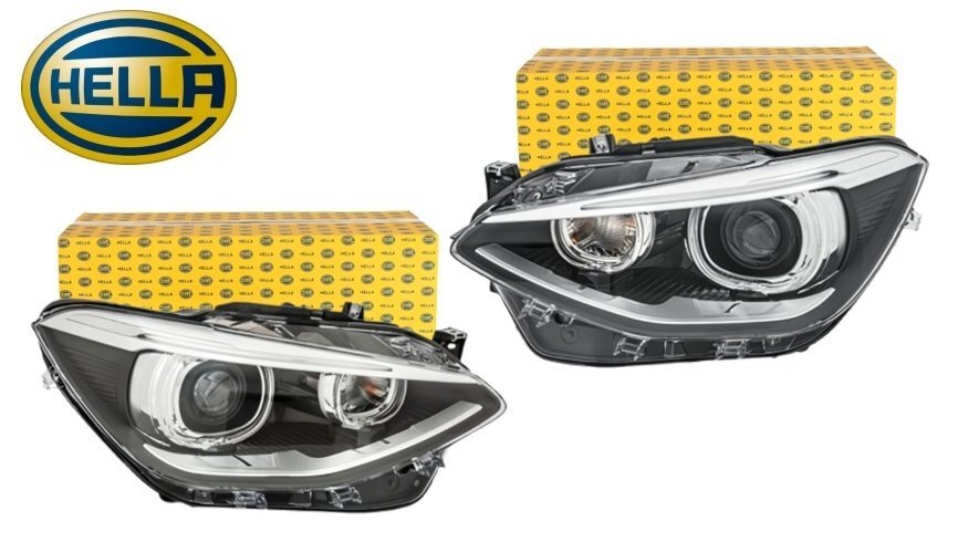 正規(guī)純正OEM BMW 1シリーズ F20 F21 116i 120i 125i M135i 前期 左右 バイキセノン ヘッドライト ヘッドランプ 63117296911 63117296912