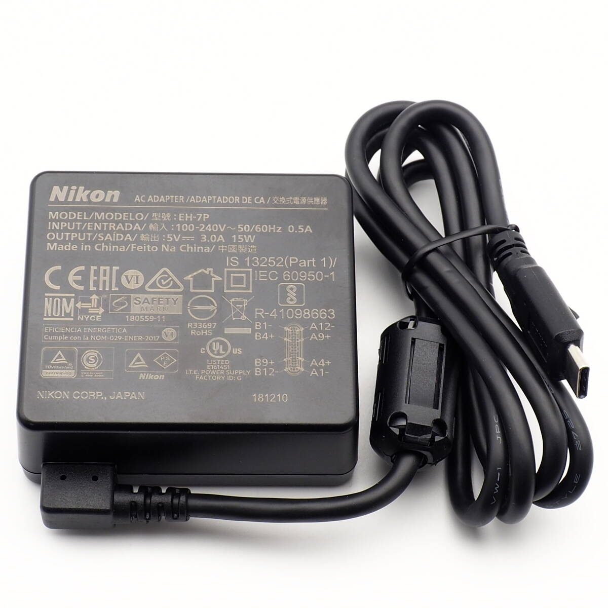 Nikon EH-7P 本體充電ACアダプター for Z9 Z8 Z7II Z7 Z6II Z6 Z5 Zf Z30 Zfc D780 MH-34 EN-EL15b EN-EL-15c ニコン USB-C カメラ內(nèi)充電