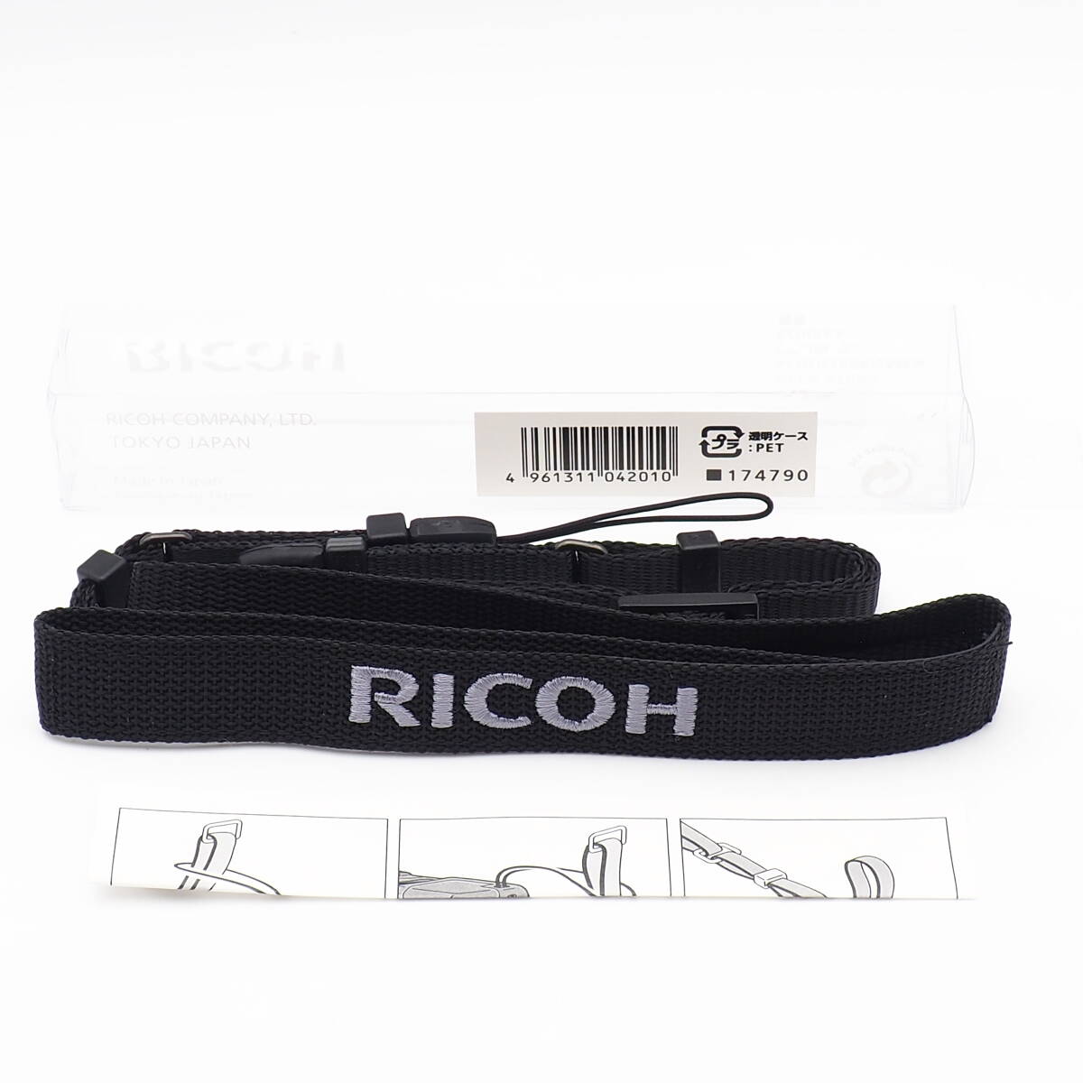RICOH ST-2 для компакт-камеры обе подвешивание ремешок затемненный let не использовался товар . сделка!GR III GR IIIx GR II GR серии и т.п. 