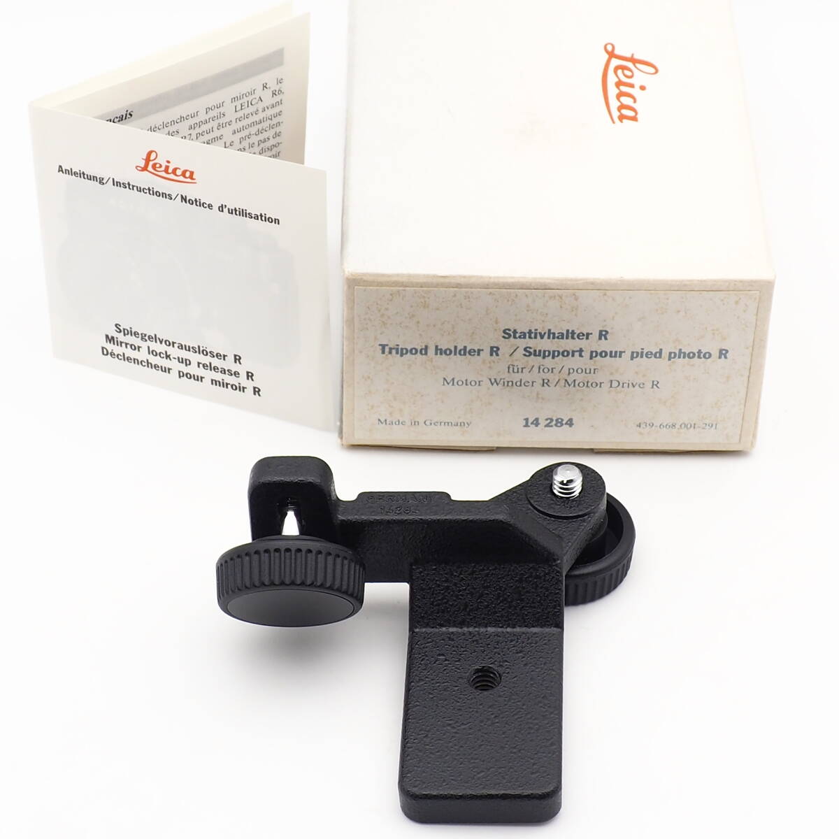 Leica Tripod holder R 14284 for Motor Winder R / Motor Drive R ライカ R4 R5 R6 R7 R-E ワインダー/モータードライブ 用 アクセサリー_画像1