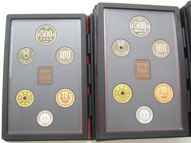 ☆日本硬貨 プルーフ貨幣セット 1987年 1989年 1992年 1994年