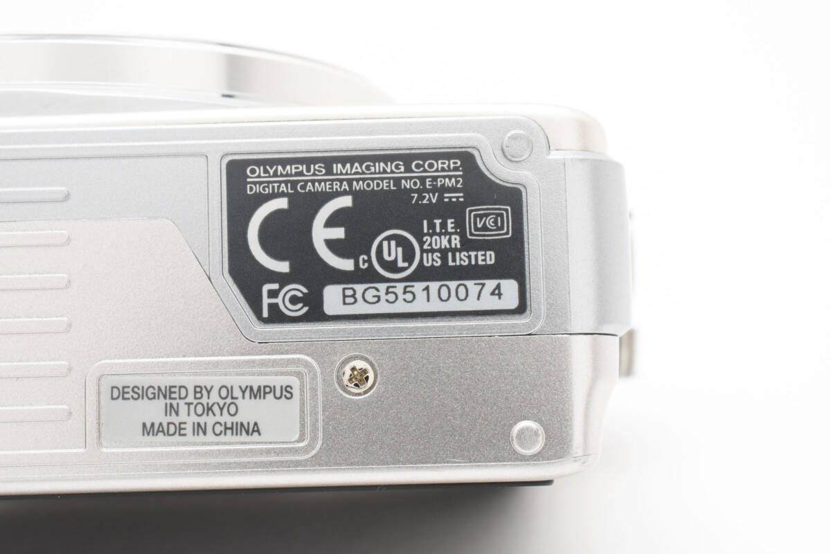 超美品 オリンパス ペンミニ E-PM2 ミラーレスデジタルカメラボディ シャッター回數(shù)2635 シルバー Olympus 745