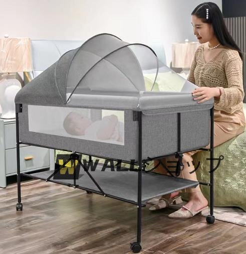 品質(zhì)保証☆折り畳み　大きいベッド　可動(dòng)式 多機(jī)能　新生児から4歳まで