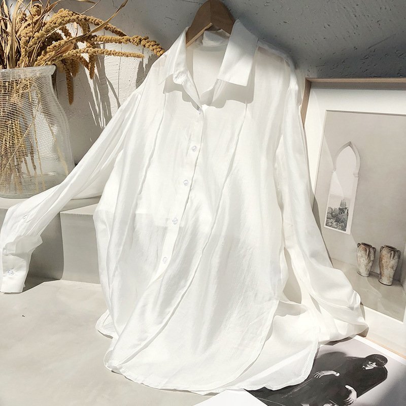 新入荷 シャツブラウスレディース 　20代30代40代　著心地抜群 長袖 L