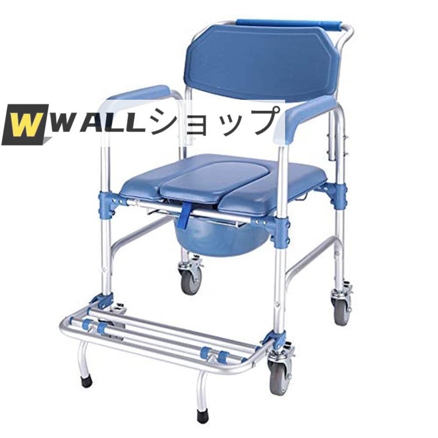 入浴用車(chē)いす 椅子式トイレシャワーチェアー 車(chē)椅子 省スペース簡(jiǎn)易シャワー 入浴 シャワー用 家庭 住宅介護(hù)用 背もたれ付きの椅