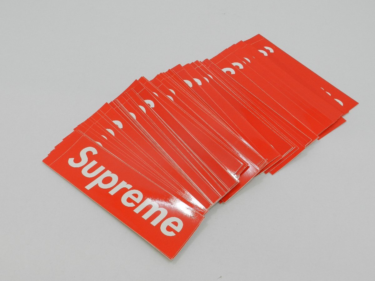 【未使用】シュプリーム ボックスロゴステッカー 约100枚セット SUPREME[B128U851]