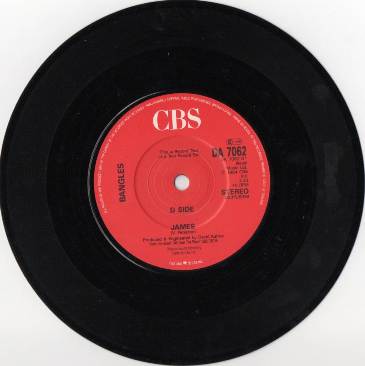 1980 годы браслет sThe Bangles If She Knew What She Wants и т.п. 2 листов комплект Британия . запись? одиночный запись DA 7062 Showa западная музыка?