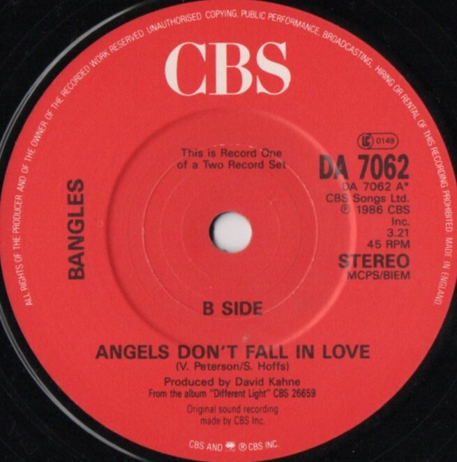 1980 годы браслет sThe Bangles If She Knew What She Wants и т.п. 2 листов комплект Британия . запись? одиночный запись DA 7062 Showa западная музыка?