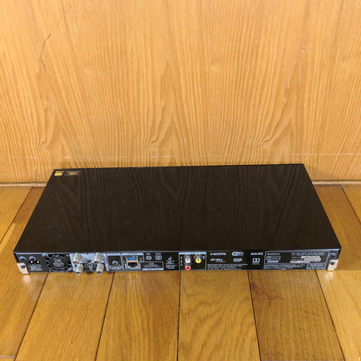 SONY　BDZ-ZW1500　ブルーレイレコーダー　HDD 1TB　2番組同時(shí)録畫　動(dòng)作品 リモコン　b-casカード　電源コード 2134