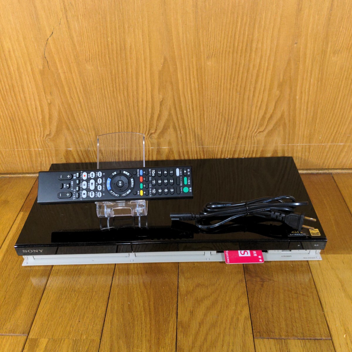 SONY　BDZ-ZW1500　ブルーレイレコーダー　HDD 1TB　2番組同時録畫　動作品 リモコン　b-casカード　電源コード 2135