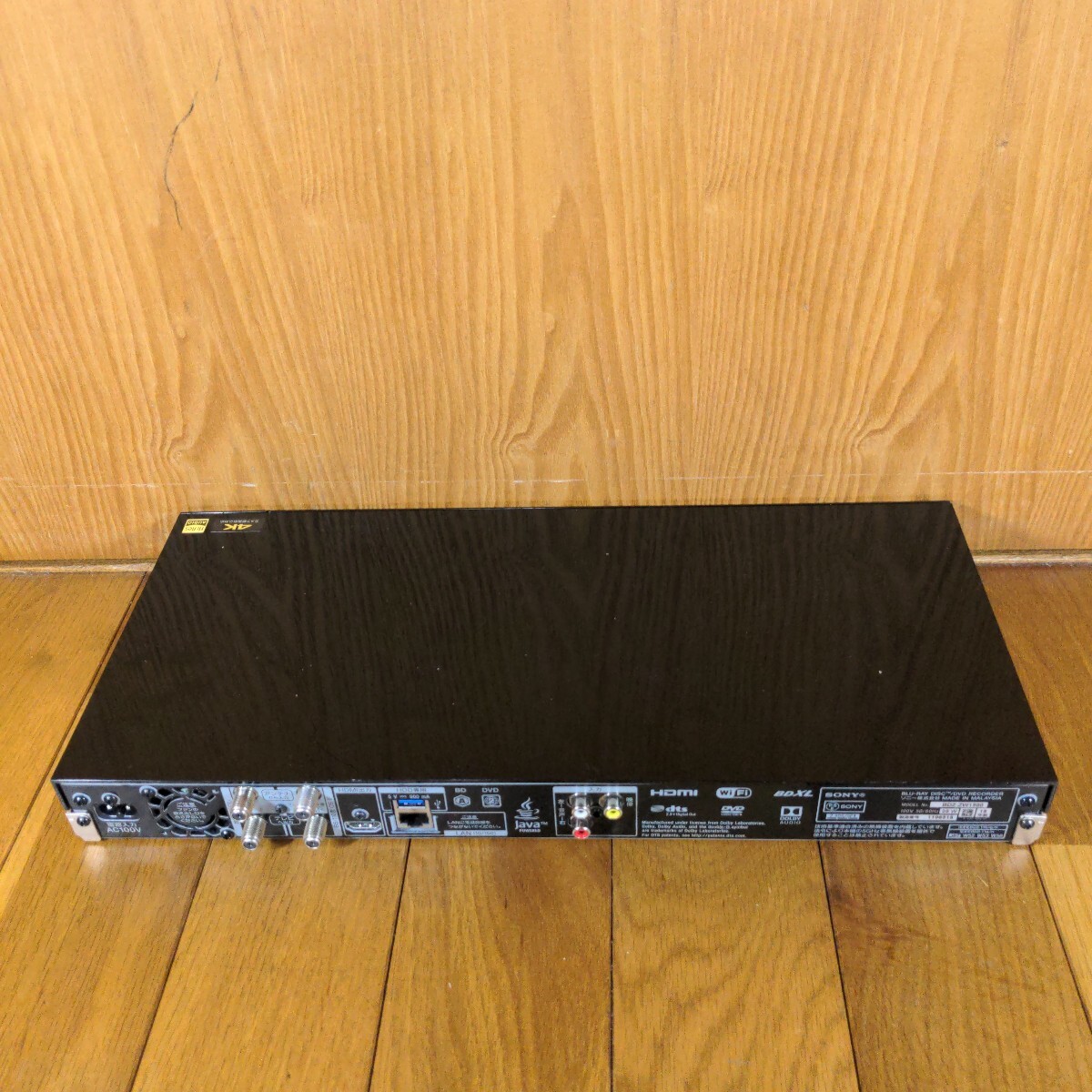 SONY　BDZ-ZW1500　ブルーレイレコーダー　HDD 1TB　2番組同時(shí)録畫(huà)　動(dòng)作品 リモコン　b-casカード　電源コード 2136
