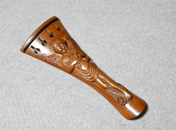 ▲テールピース French 彫刻 Angel BoxWood 4/4 ◇テールピース French 彫刻 Angel BoxWood 4/4