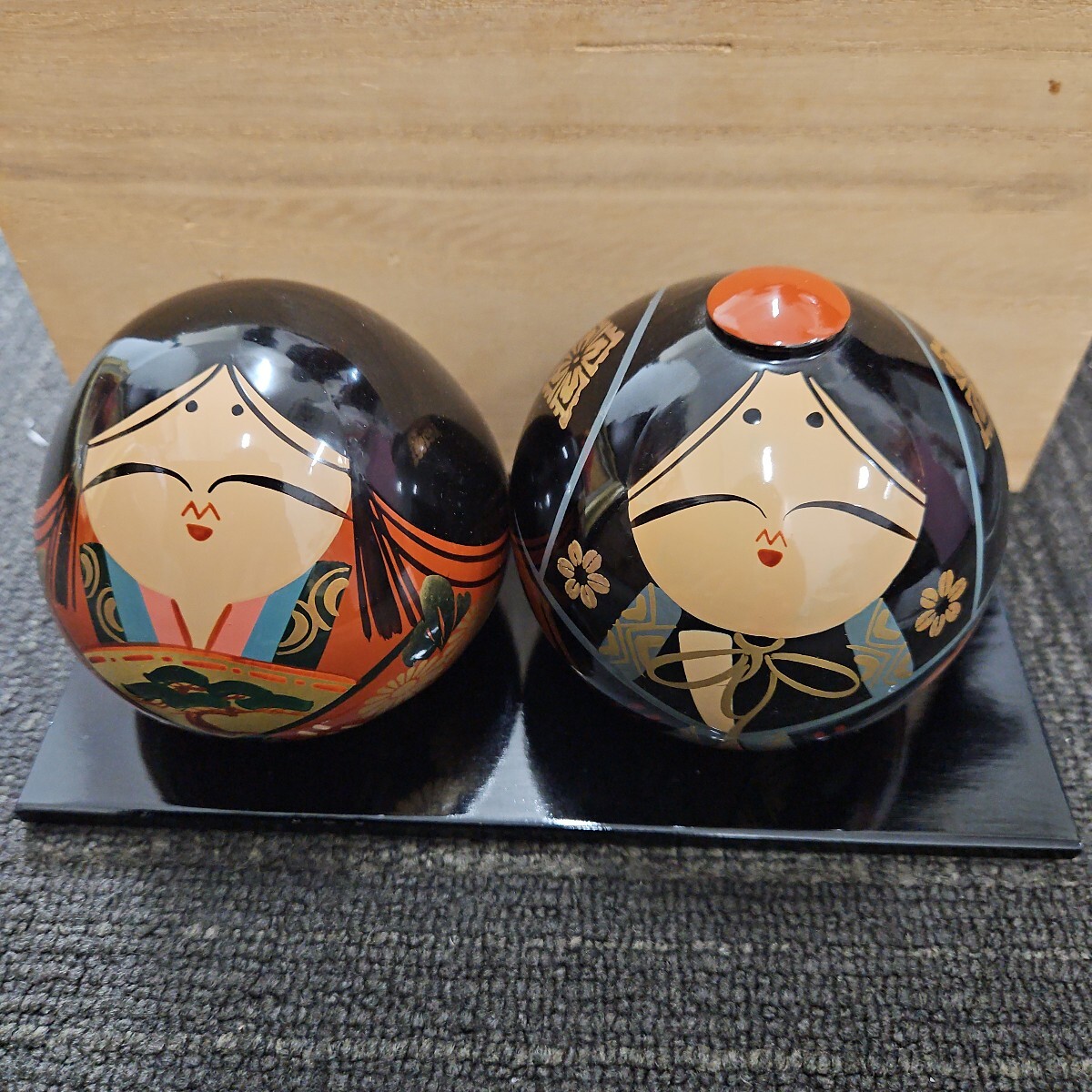 大內(nèi)人形 雛人形 山口特産 伝統(tǒng)工蕓 縁起物 大內(nèi)涂