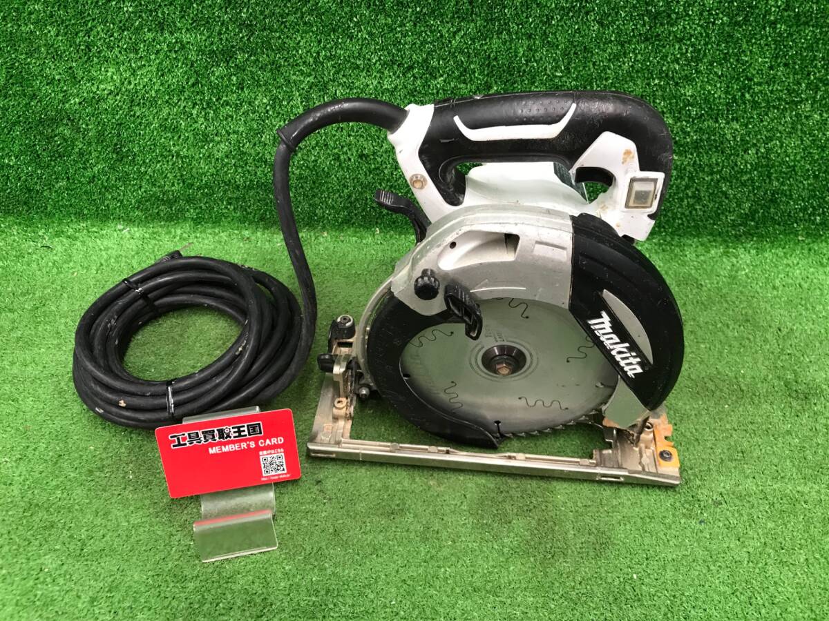 【中古品】★makita(マキタ) 165mm電気マルノコ アルミベース 白 5731SW　/ITX61HLZ4KDK