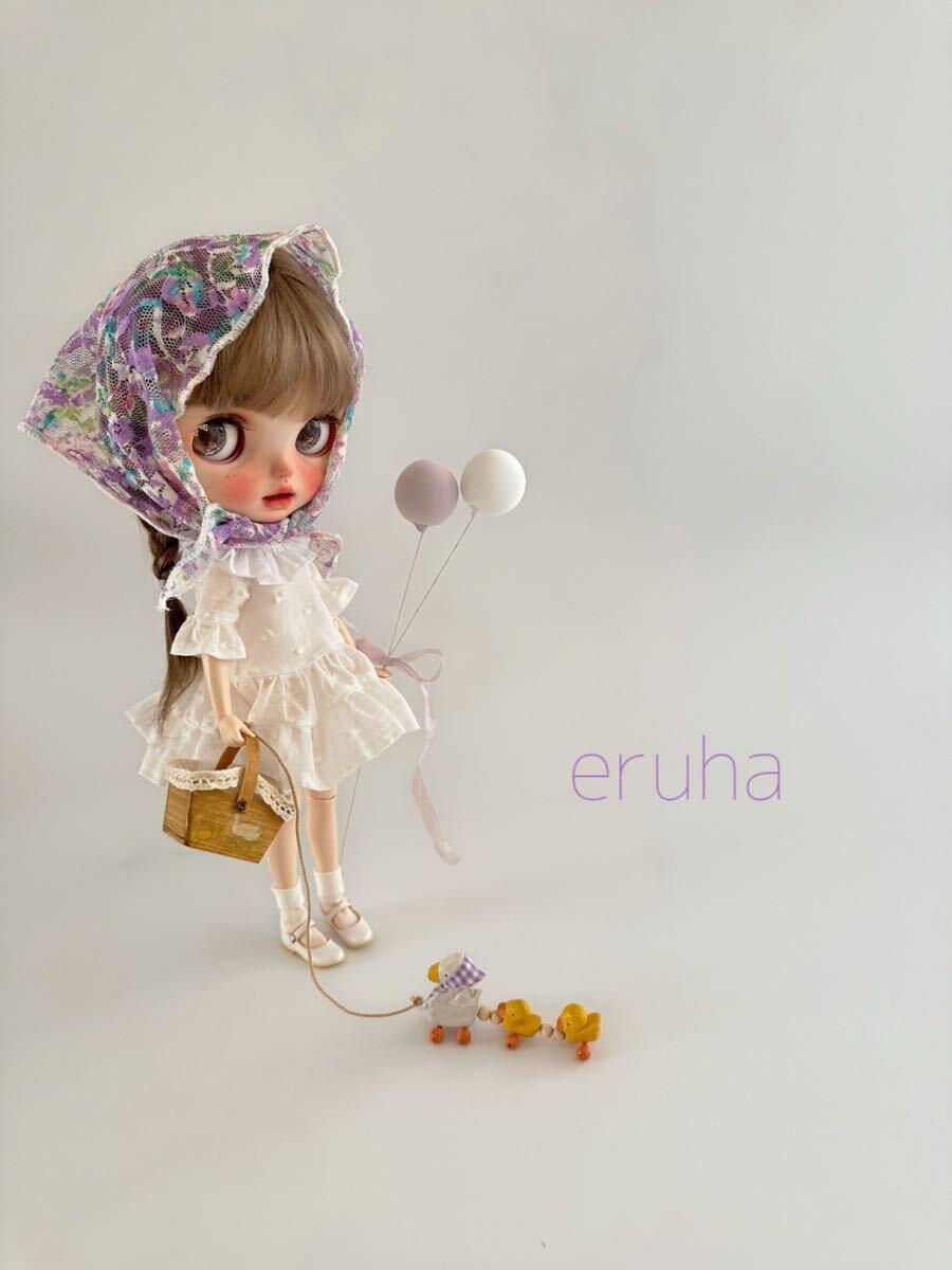 アヒルの親子とアンティークバスケット12點(diǎn)セット Blythe outfit ブライス ブライスアウトフィット カスタムブライス オビツ22 ドール服