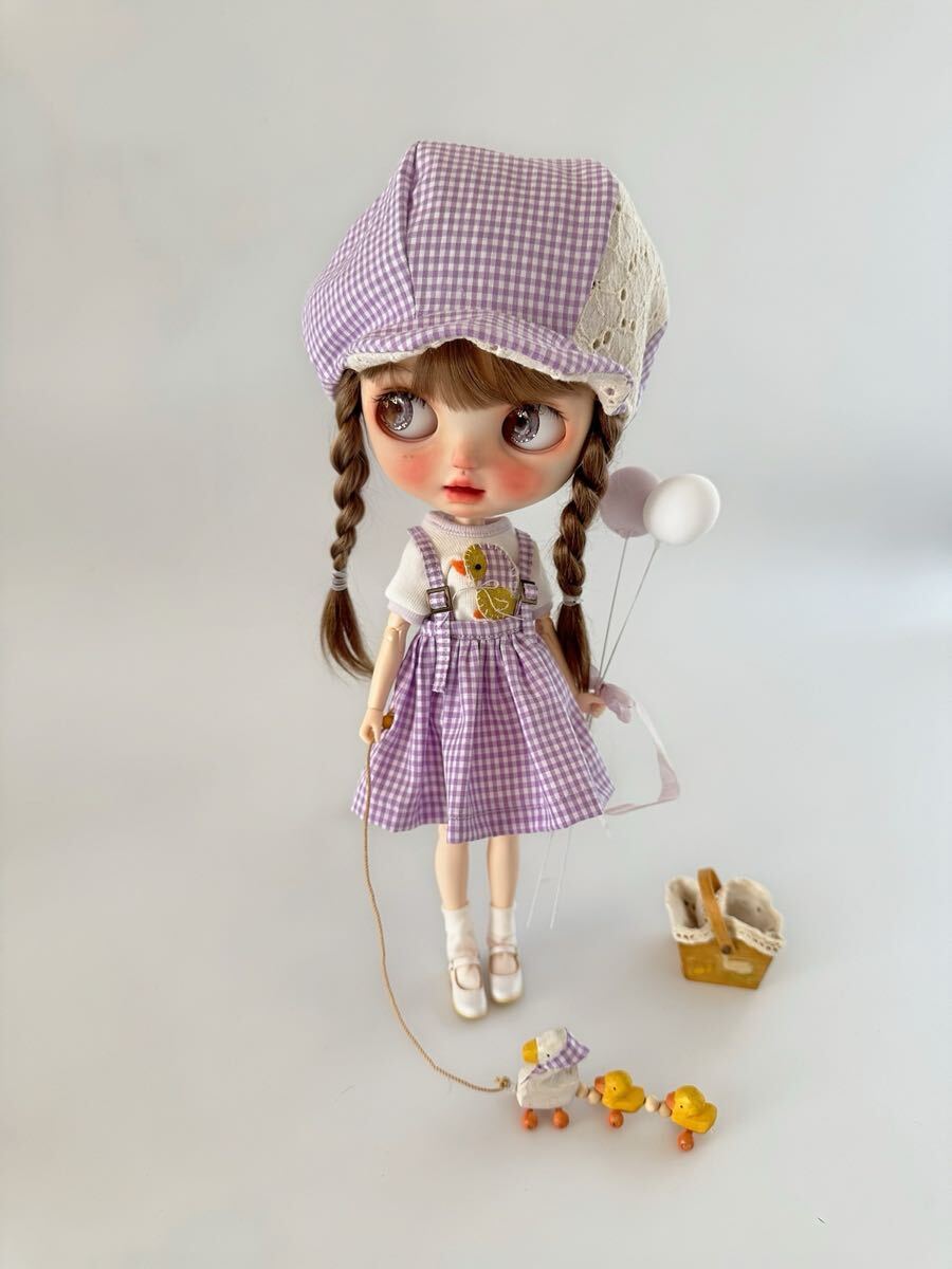アヒルの親子とアンティークバスケット12點(diǎn)セット Blythe outfit ブライス ブライスアウトフィット カスタムブライス オビツ22 ドール服
