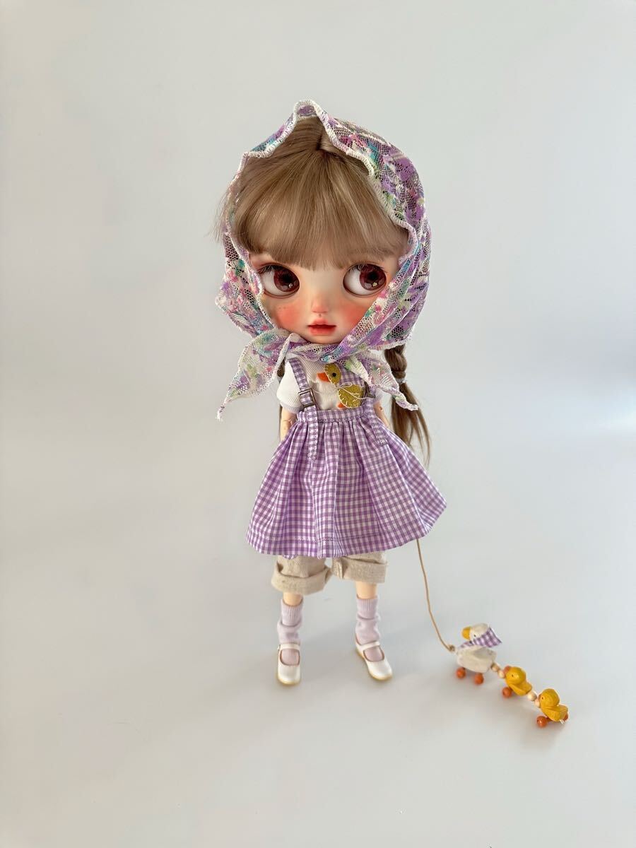 アヒルの親子とアンティークバスケット12點(diǎn)セット Blythe outfit ブライス ブライスアウトフィット カスタムブライス オビツ22 ドール服