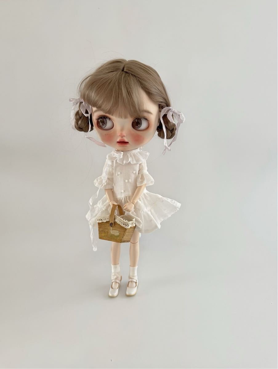 アヒルの親子とアンティークバスケット12點(diǎn)セット Blythe outfit ブライス ブライスアウトフィット カスタムブライス オビツ22 ドール服