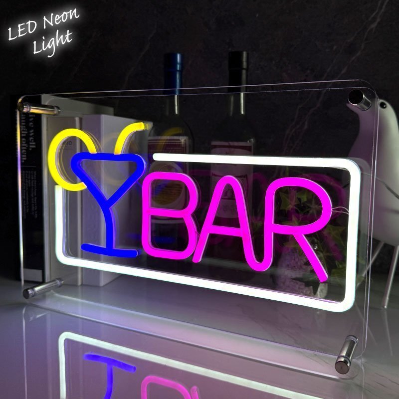 LED neon автограф неоновая трубка способ BAR интерьерный свет LED neon автограф табличка автограф панель светится светится табличка neon часть магазин вход ребенок часть магазин NK-54