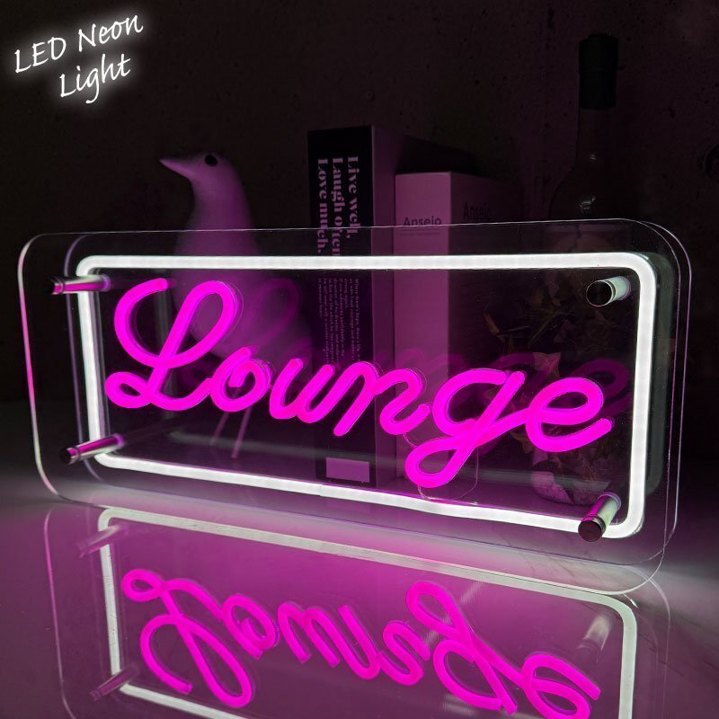 LED neon автограф неоновая трубка способ Lounge lounge интерьерный свет LED neon автограф табличка автограф панель светится светится табличка neon часть магазин NK-67