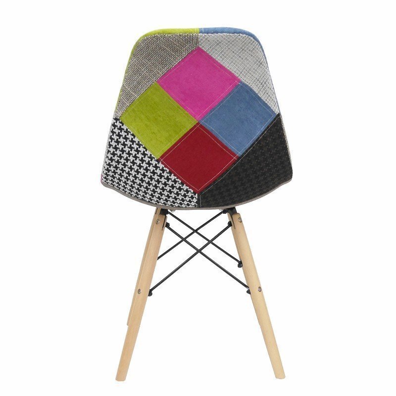  Eames стул лоскутное шитье Eames DSW scoop дизайнерский мебель Eames стул стул ткань Mix 1 ножек EM-41