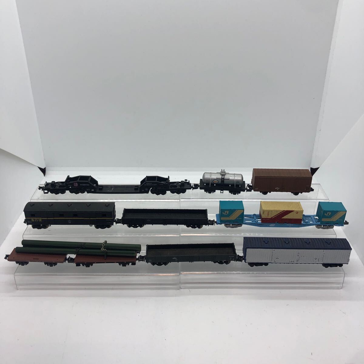 ① Nゲージ 貨車 貨物列車 大量 まとめ まとめて ジャンク 1円?