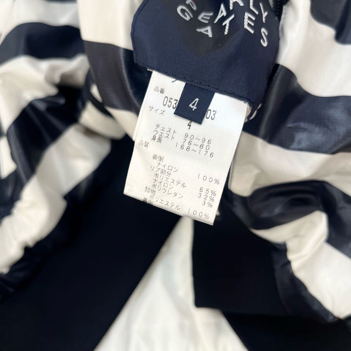 ★パーリーゲイツ ボーダー柄 4WAY リバーシブルジャケット ベスト メンズ ★送料無料 正規品_画像9