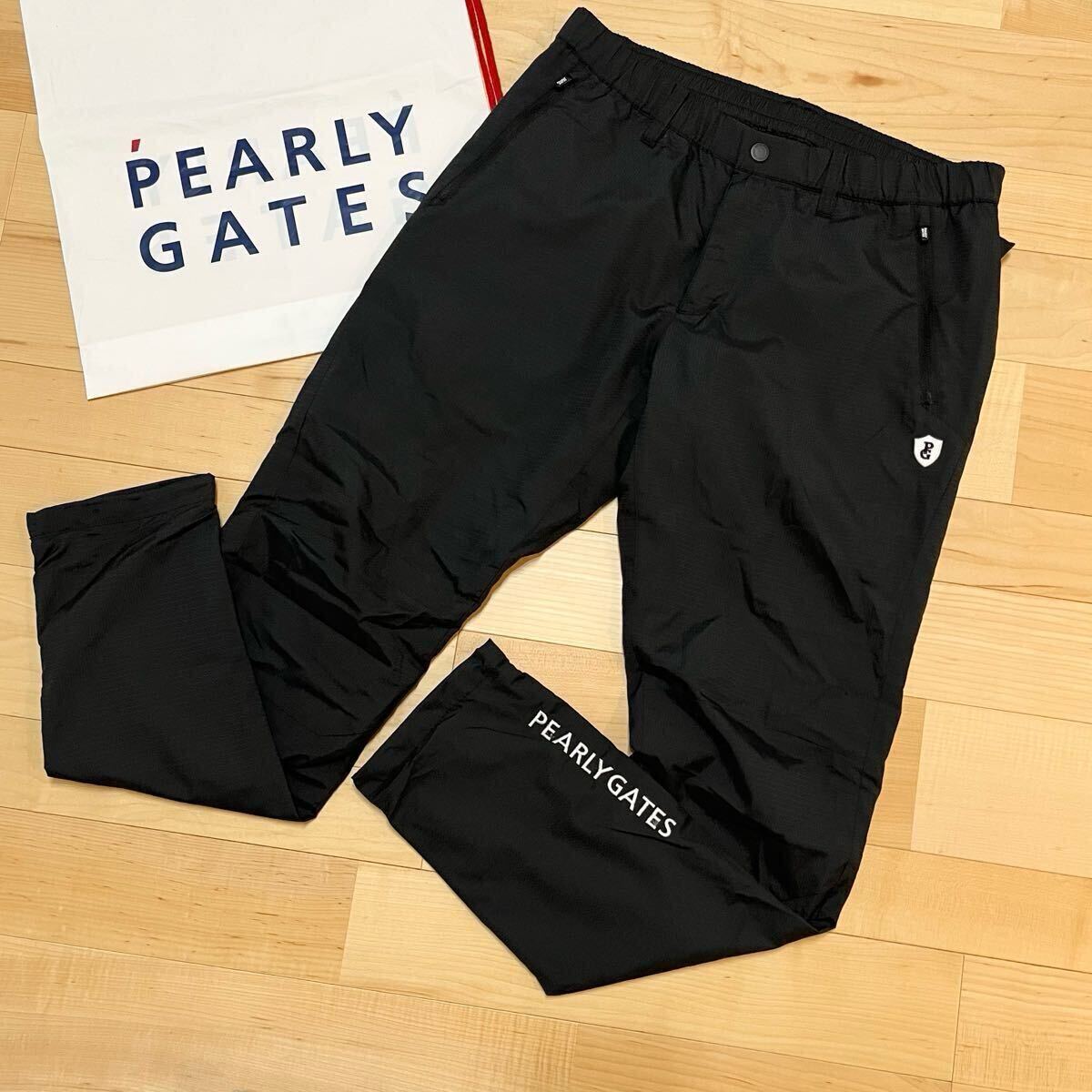 ★美品 パーリーゲイツ サーモトロン 裏地つきストレッチパンツ ジョガーパンツ メンズ ★送料無料 正規品_画像1