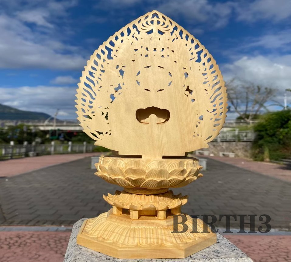 美品☆仏教美術 虚空蔵菩薩 ツゲ 木彫仏像 精密細工高さ約28cm