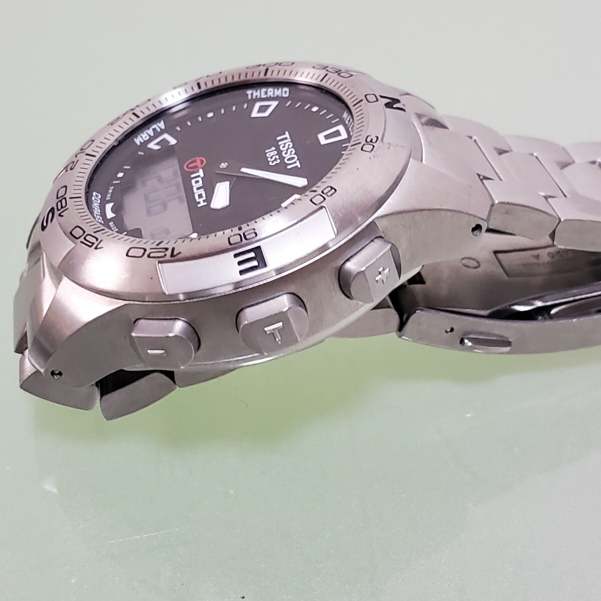 TISSOT ティソ 腕時(shí)計(jì) T-TOUCH 電池交換済み アナログ デジタル デジアナ 時(shí)計(jì) 通電確認(rèn)済み シルバー