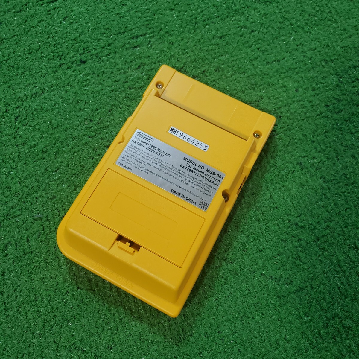 GAME BOY pocket ゲームボーイポケット 本體 MGB-001 動作確認済み イエロー Nintendo 任天堂 ゲーム機器 箱説あり 箱 説明書