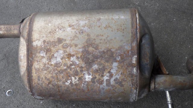 akurudepa H25年 アルトラパン DBA-HE22S リア マフラー K6A 14300-82K30