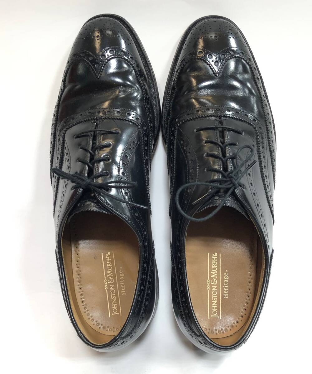 ★ JOHNSTON & MURPHY　HERITAGE 　ジョンストンアンドマーフ?！　↑\　米國制　10 D