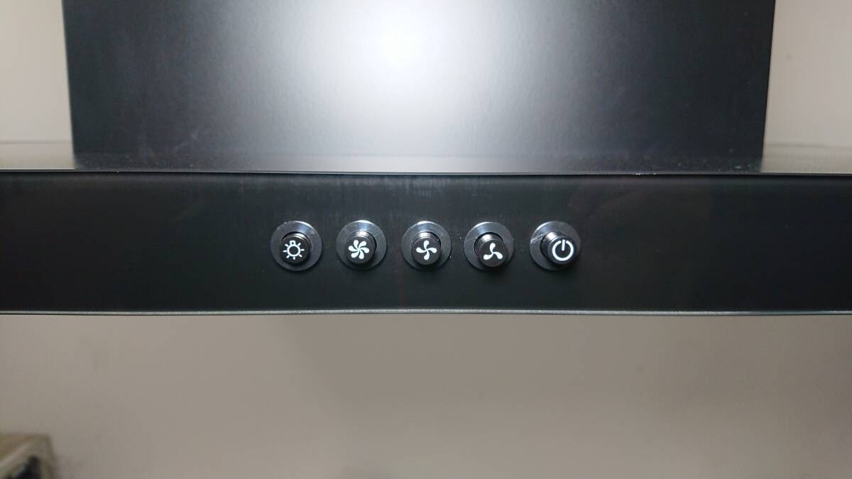 【未使用新品】換気扇 KASSEL マットブラック アイランドレンジフード シロッコファン LED 電球 新筑 リフォーム シンプルモダン キッチン