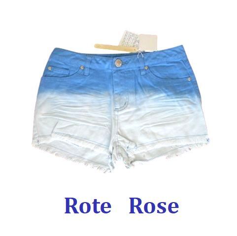 6-10　夏物セール　ショートパンツ　ホットパンツ　色：ブルー　W-61 H-89　　