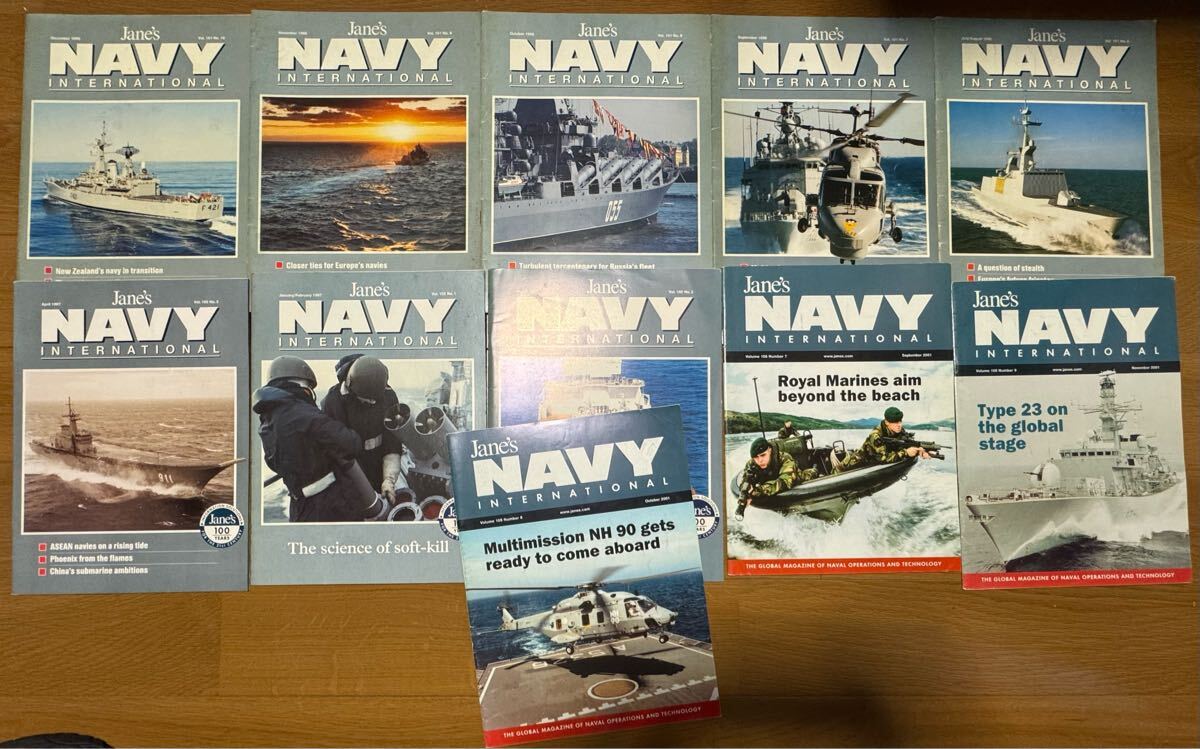a0611-32.洋書 Jane's NAVY international ミリタリー military 関連 まとめ magazine 大判 軍艦 戦艦 資料 研究 寫真 歴史