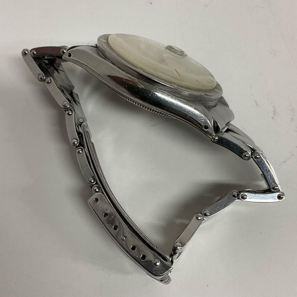 代EB152-60◆ ROLEX ロレックス オイスターパーペチュアル Ref 1501 シルバー デイト 自動巻き 腕時計【稼働?現(xiàn)狀品】