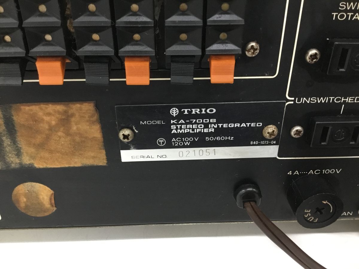 * плата MC228-120 [ электризация подтверждено ] TRIO Trio KA-7006 основной предусилитель звуковая аппаратура 