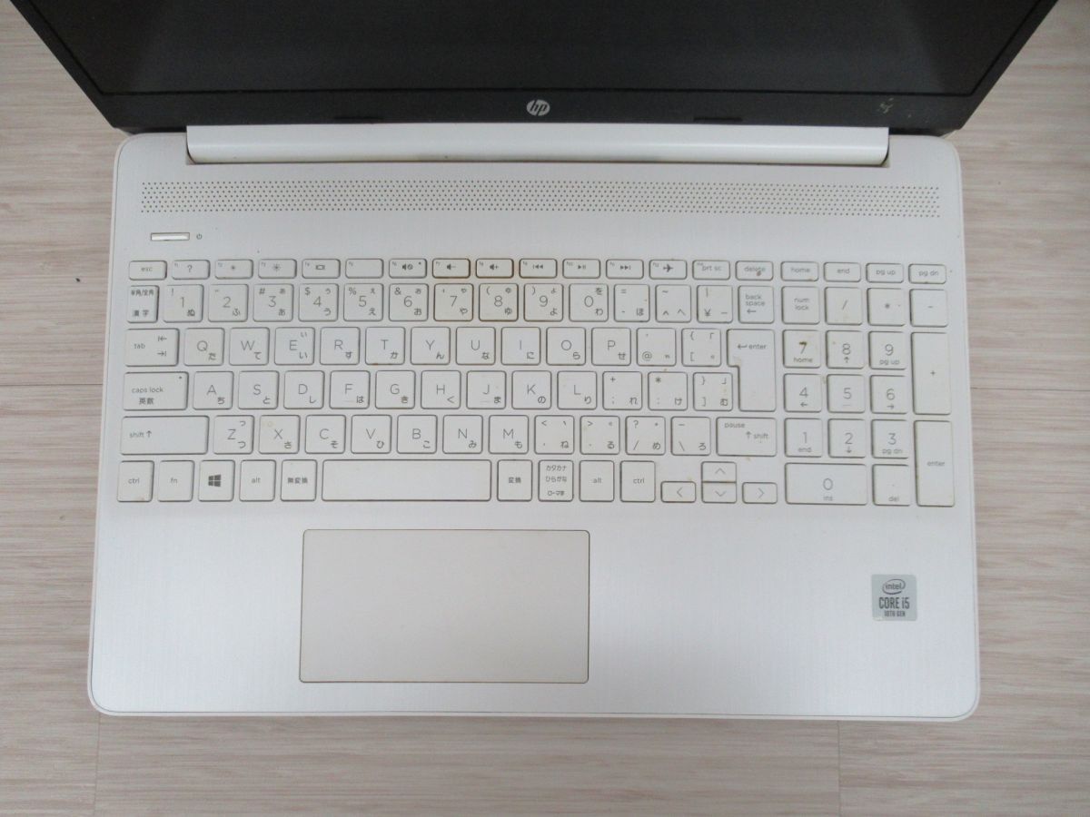 ●営IS968-80【稼働品?初期化済】HP ヒューレットパッカード ノートPC 15s-fq1066TU / Win11 Core i5-1035G1 1GHz メモリ8GB SSD500GB /m