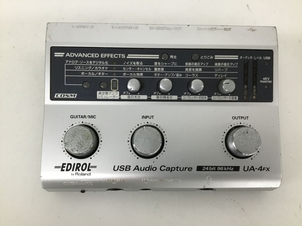 ●営TT979-60 Roland EDIROL エディロール USB Audio Capture USBオーディオインターフェース UA-4FX ローランド /a