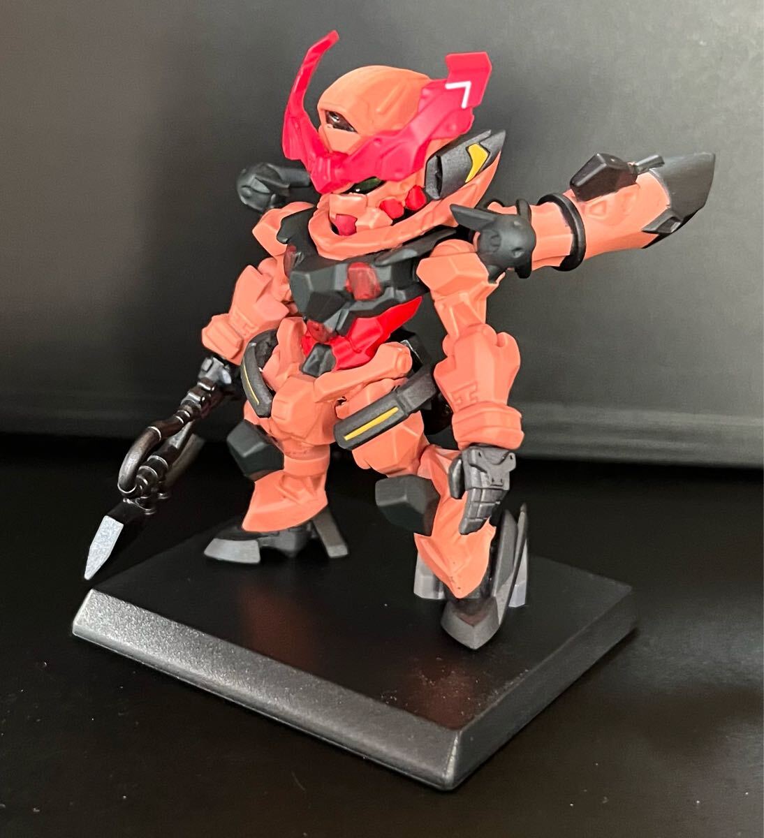 ガンダムコンバージ GQuuuuuuX 赤い ヅダ リペイント FW GUNDAM CONVERGE ガンダムコンバージ GQuuuuuuX 赤いガンダム